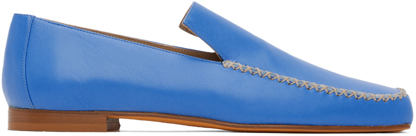 Maryam Nassir Zadeh Blue Pilot Loafers