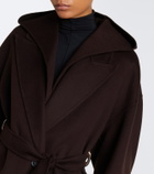Sportmax Belted virgin wool coat