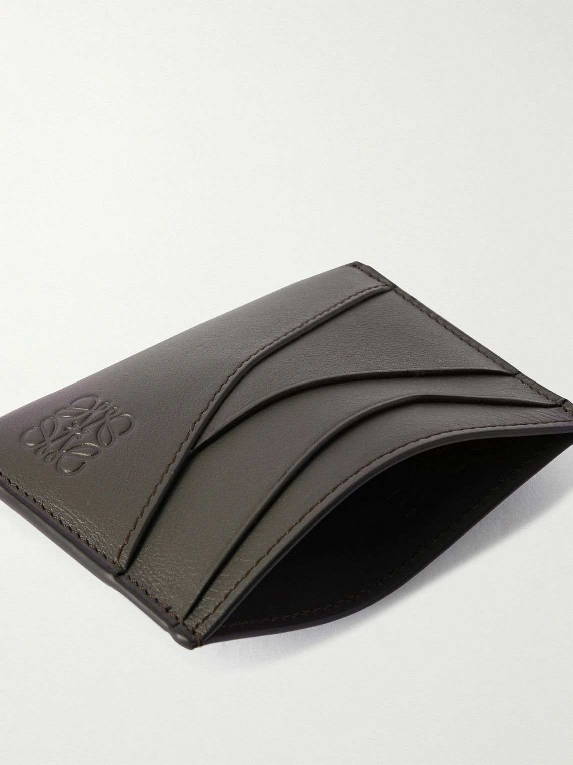 LOEWE - Puzzle Logo-Debossed Leather Cardholder