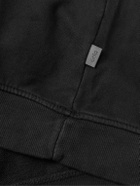 Onia - Garment-Dyed Cotton-Jersey Sweatshirt - Black