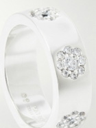 Hatton Labs - Daisy Silver Cubic Zirconia Ring - Silver