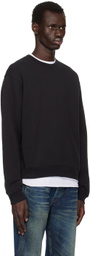 John Elliott Black Beach Crew Sweatshirt