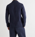 MR P. - Garment-Dyed Cotton Blazer - Blue