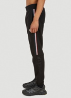 Logo Patch Track Pants in Black
