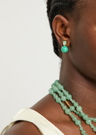 Jennifer Behr Nora 18kt Gold-plated Drop Earrings - Green - One Size