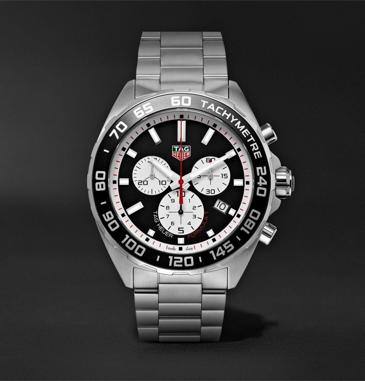 Photo: TAG Heuer - Formula 1 Quartz Chronograph 43mm Stainless Steel Watch - Men - Silver