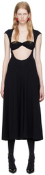 Beaufille Black Baes Midi Dress