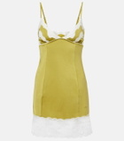 Chloé Lace-trimmed slip dress
