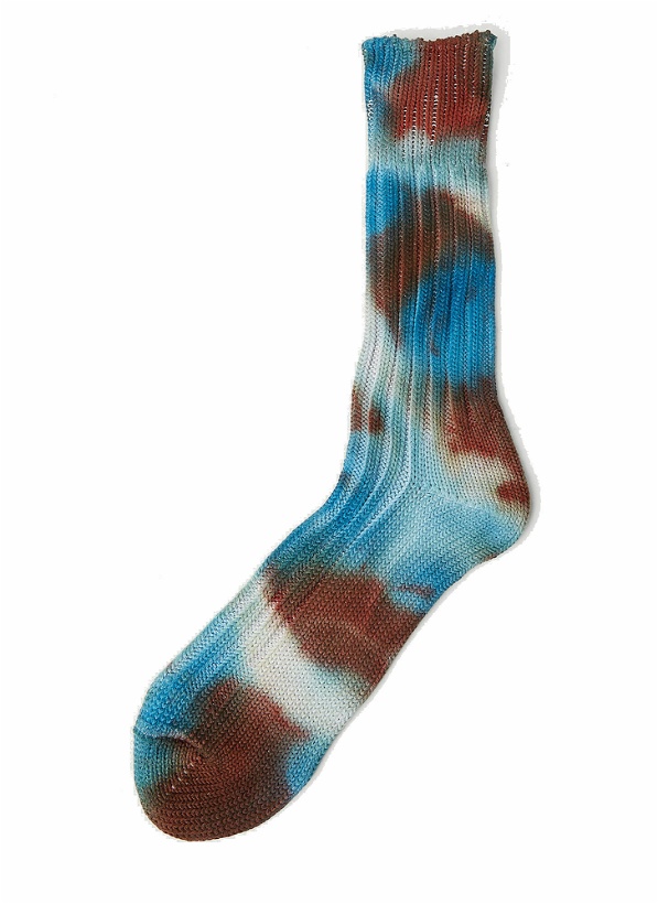 Photo: Stain Shade x Decka Socks - Tie Dye Socks in Blue