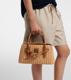 Miu Miu Aventure wicker top-handle bag
