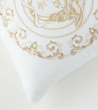 Versace Home Medusa Gala embroidered cushion