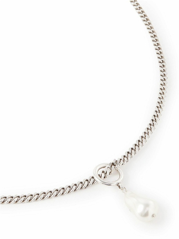 Photo: Marant - Silver-Tone Faux Pearl Necklace