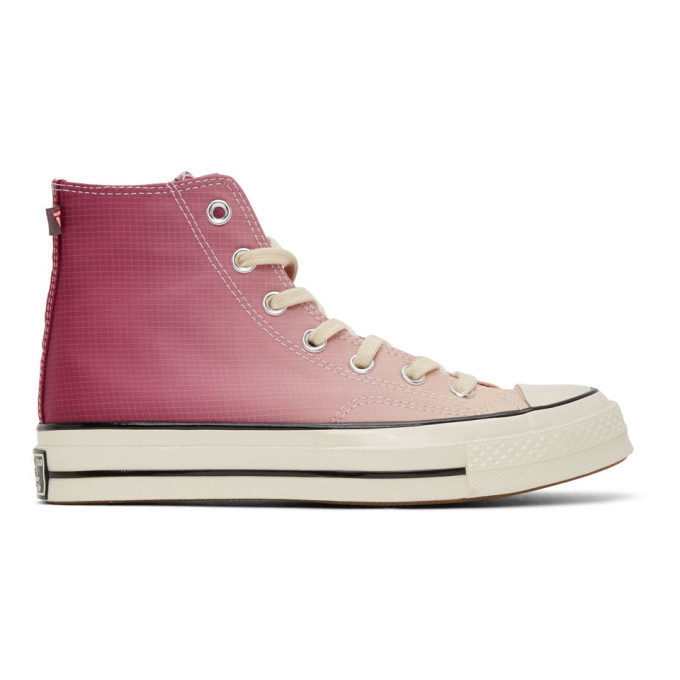 Photo: Converse Purple and Pink PrimaLoft Chuck 70 High Sneakers