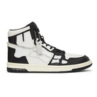 Amiri Black and White Skeleton High-Top Sneakers