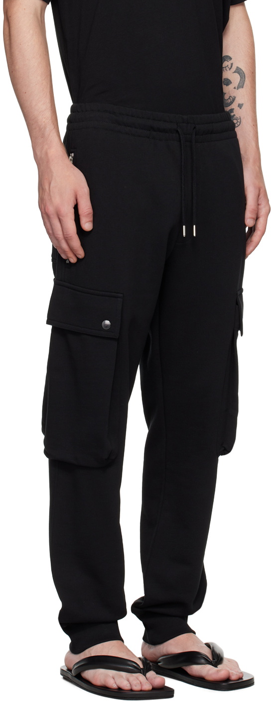 Dries Van Noten Black Cargo Pocket Sweatpants Dries Van Noten