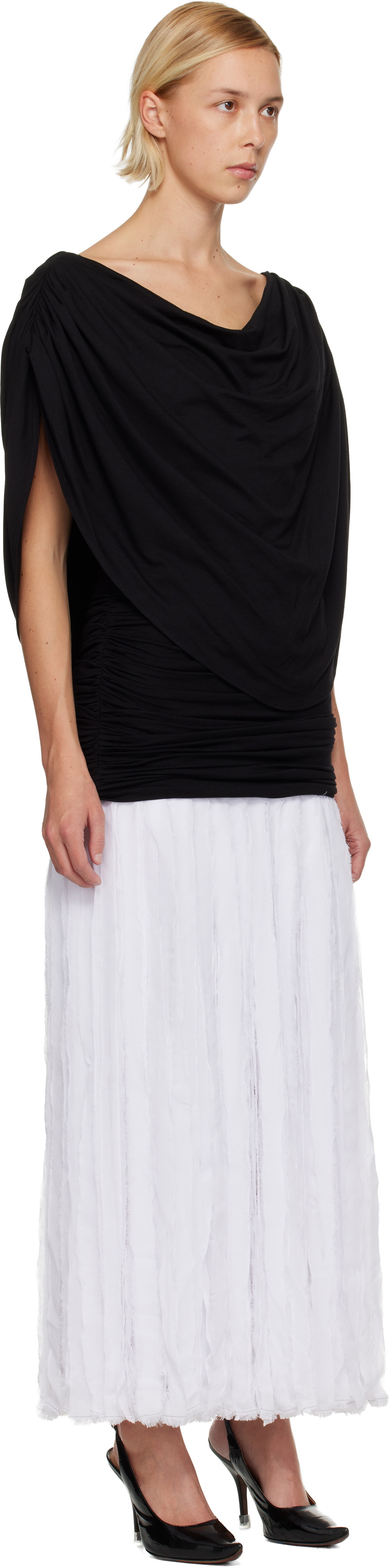 Nicklas Skovgaard Black & White Laura Maxi Dress