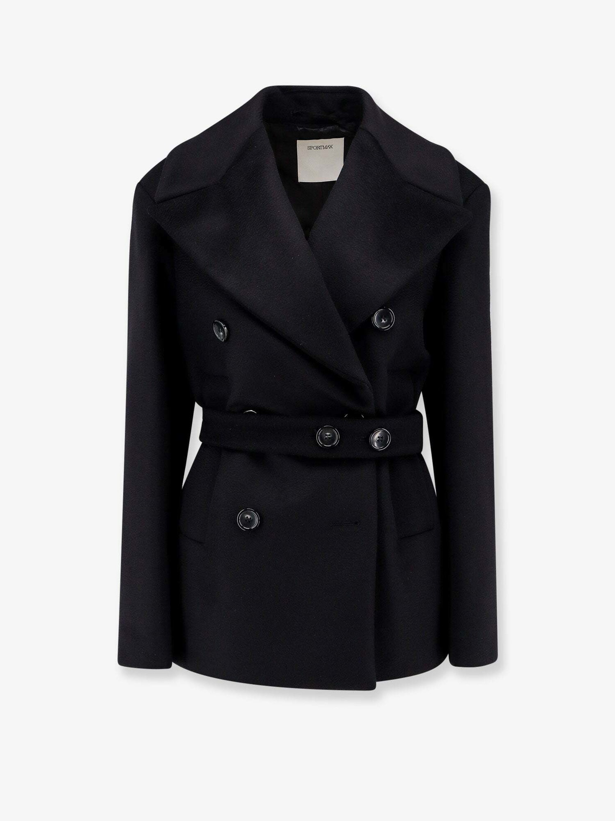 Sportmax Orchis Black Womens Coat Sportmax