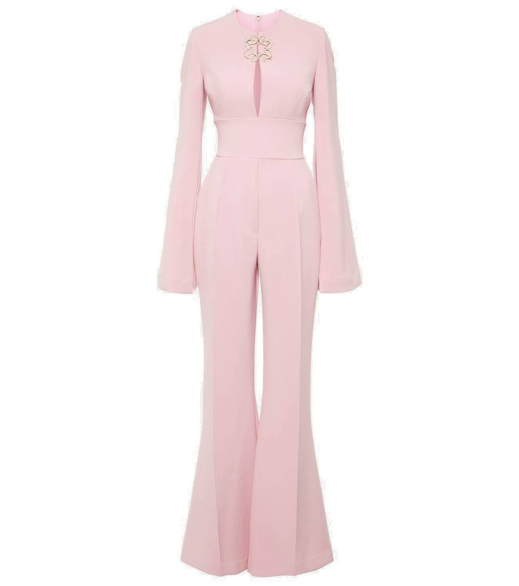Elie Saab Crystal-embellished jumpsuit Elie Saab