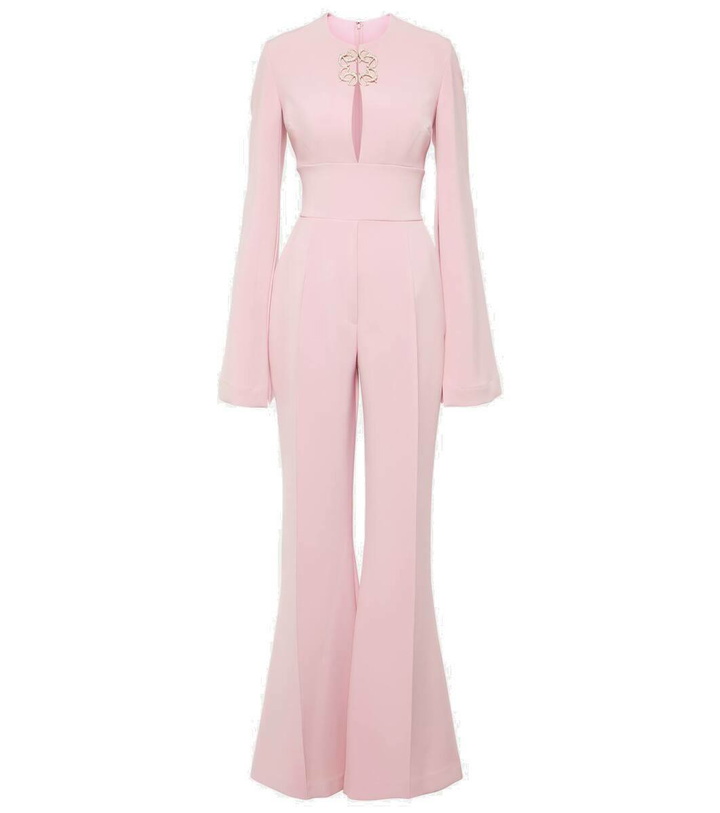 Photo: Elie Saab Embellished flared cady jumpsuit