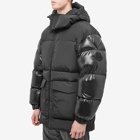 Moncler Men's Genius Bressay Contrast Sleeve Down Jacket in Black