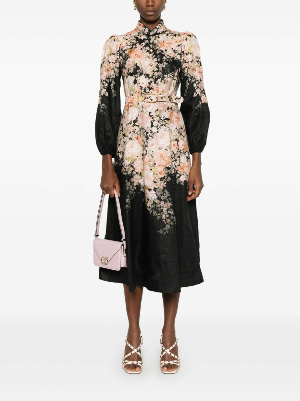 ZIMMERMANN Floral Linen Dress Zimmermann