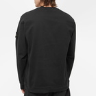 Stone Island Men's Lightweight Crew Sweat in Black