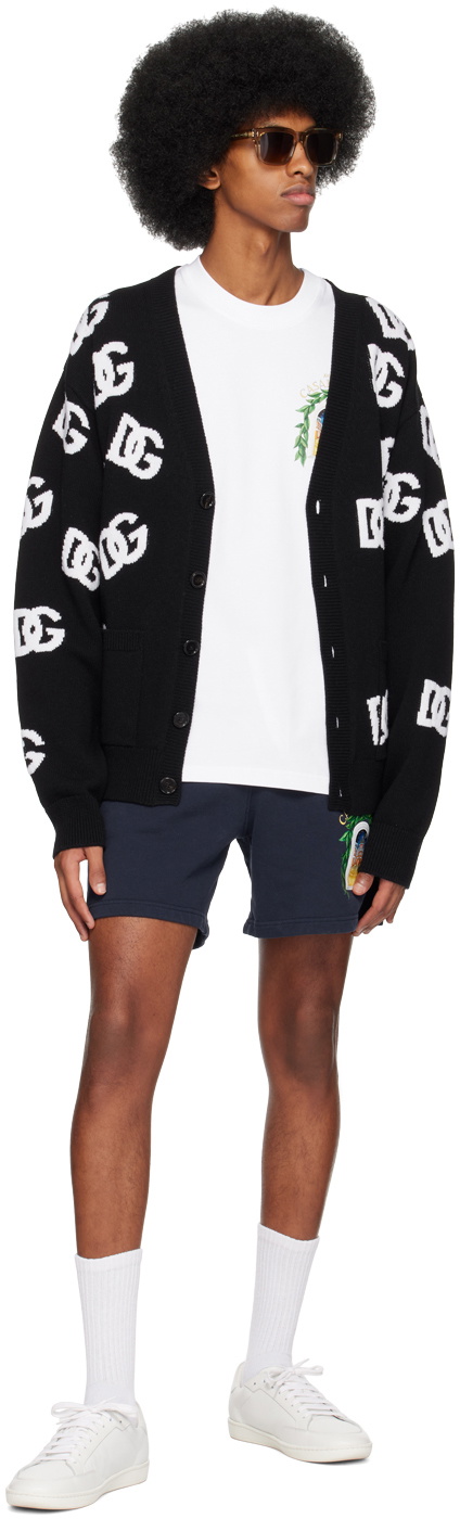 Casablanca Navy Casablanca Avenida Shorts