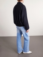 ssstein - Silk-Blend Flannel Jacket - Black