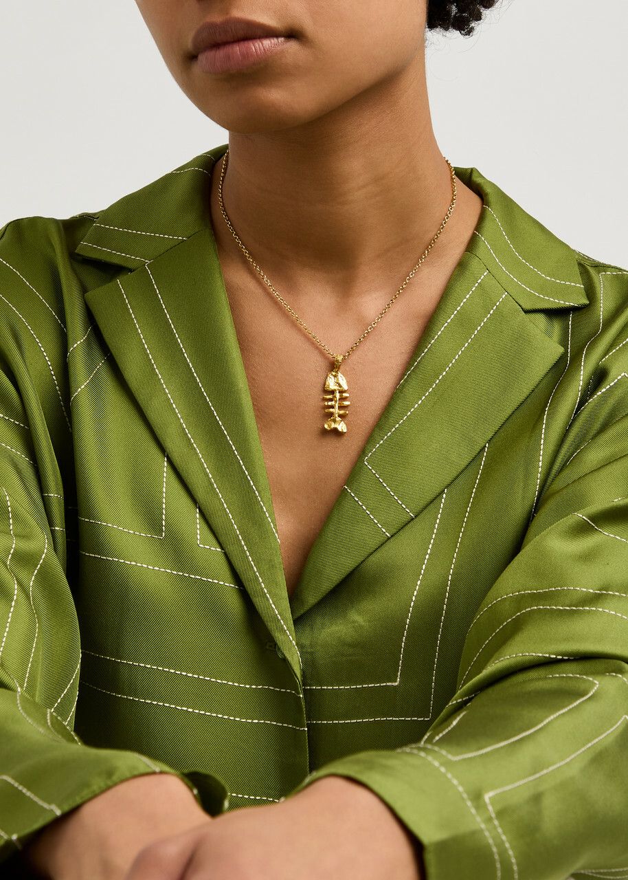 Alighieri The Silhouette Of Summer 24kt Gold-plated Necklace - One Size