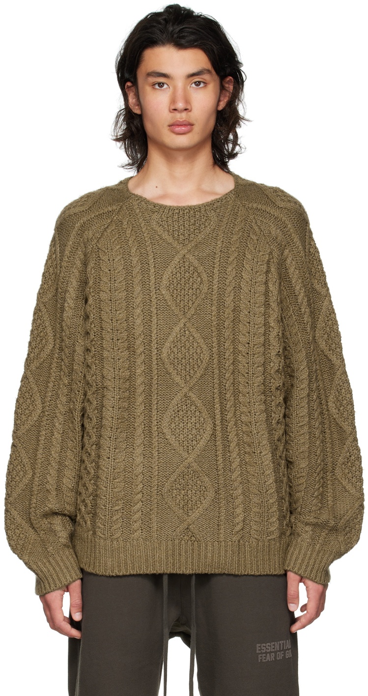 Photo: Essentials Brown Raglan Sweater