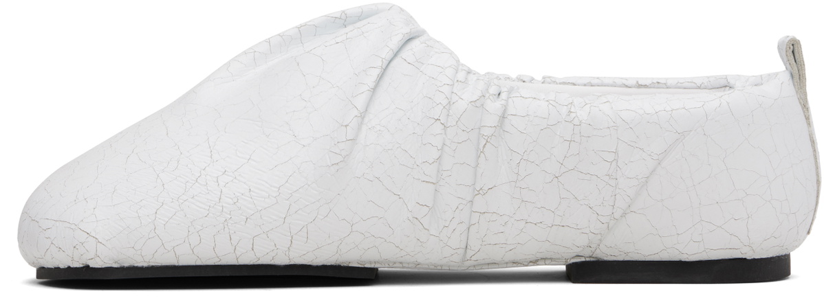 YUME YUME White Wrinkled Loafers