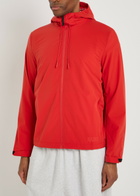 Rains Mito Water-repellent Hooded Shell Jacket Orange