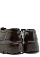 Kassl Editions Beth Glossed Rubber Boots Brown