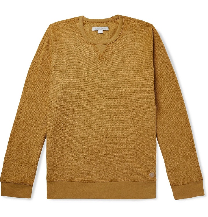 Photo: Outerknown - Hightide Organic Cotton-Blend Terry Sweatshirt - Yellow