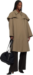 Studio Nicholson Beige Haver Trench Coat