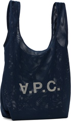 A.P.C. Navy Shopping Rebound Tote