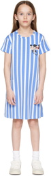 Mini Rodini Kids Blue Ritzratz Stripe Dress