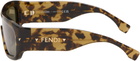 Fendi Tortoiseshell Screen Sunglasses