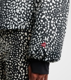 Perfect Moment Bubble leopard-print down ski jacket