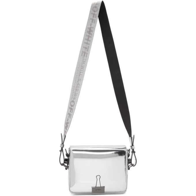 Where to Buy Off-White™ Silver Mirror Mini Box Bag