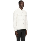 Z Zegna Off-White Corduroy Shirt