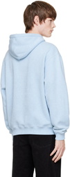 Represent Blue Western Initial Hoodie