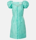 Shushu/Tong Linen-blend midi dress