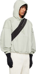 Tondolo Green Paneled Hoodie