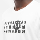 MM6 Maison Margiela Men's Triple Logo T-Shirt in Off White