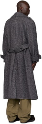 R13 Gray Jumbo Military Coat