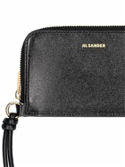 JIL SANDER - Envelope Necklace Leather Card Holder