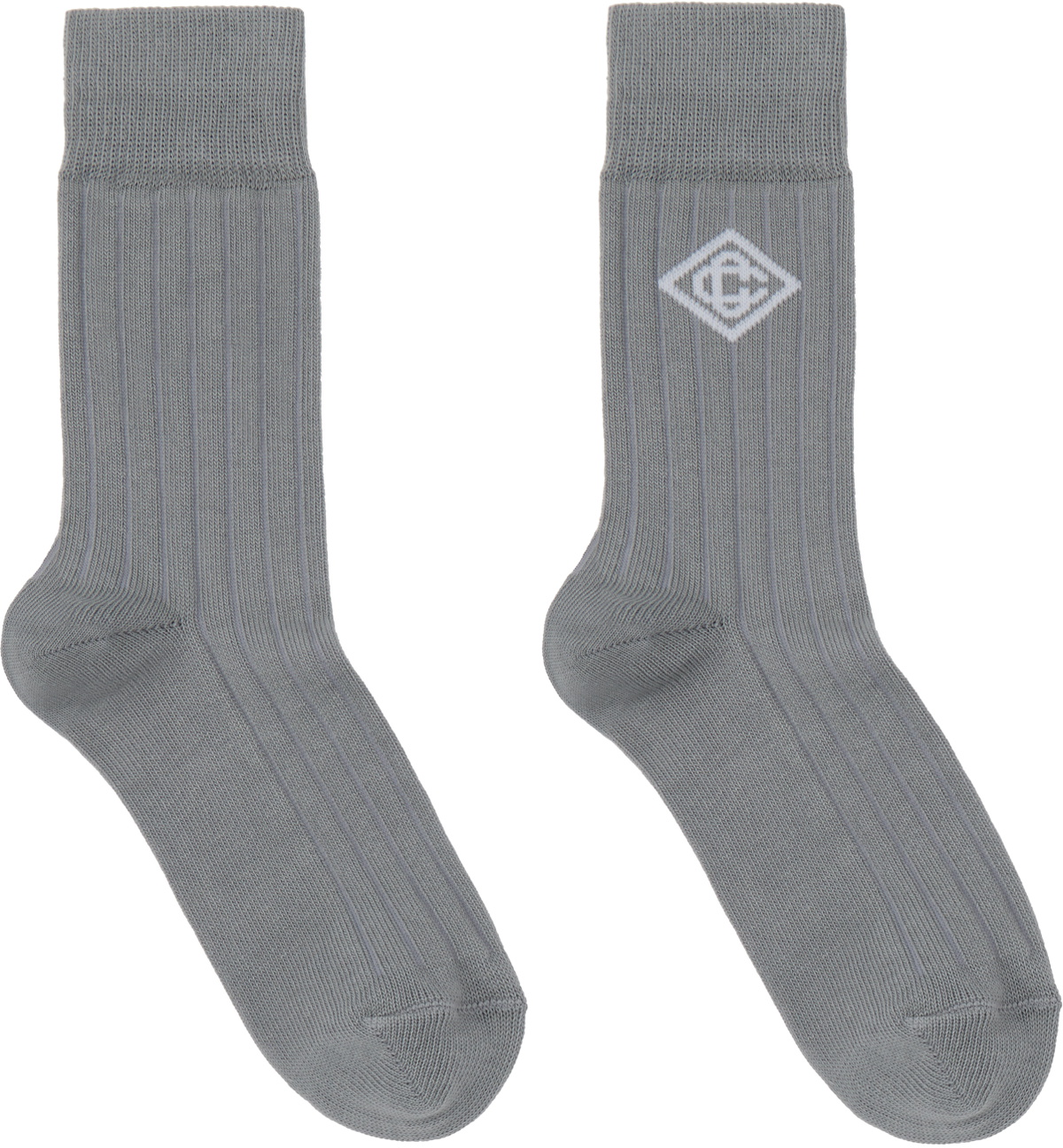 Casablanca Gray Dress Socks