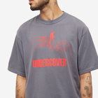 Undercover Men's Logo Landscape T-Shirt in BlueGrey