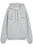 Mki Miyuki Zoku Flight Hooded Cotton-blend Sweatshirt Grey